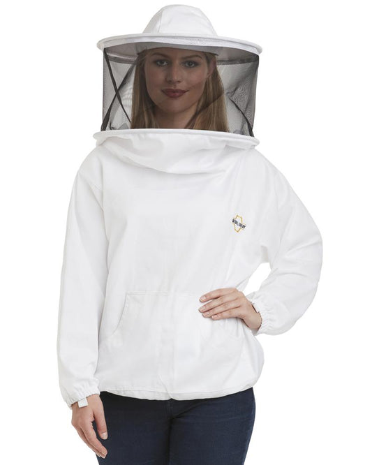 Beekeeping Smock – Polycotton Jacket – Non-Flammable Round or Fencing Veil