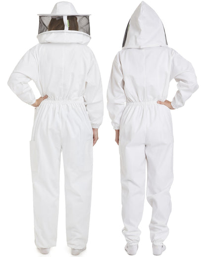 Max Protect - Cotton Beekeeping Suit with 2 Veils Round & Fencing – Safe and Protected