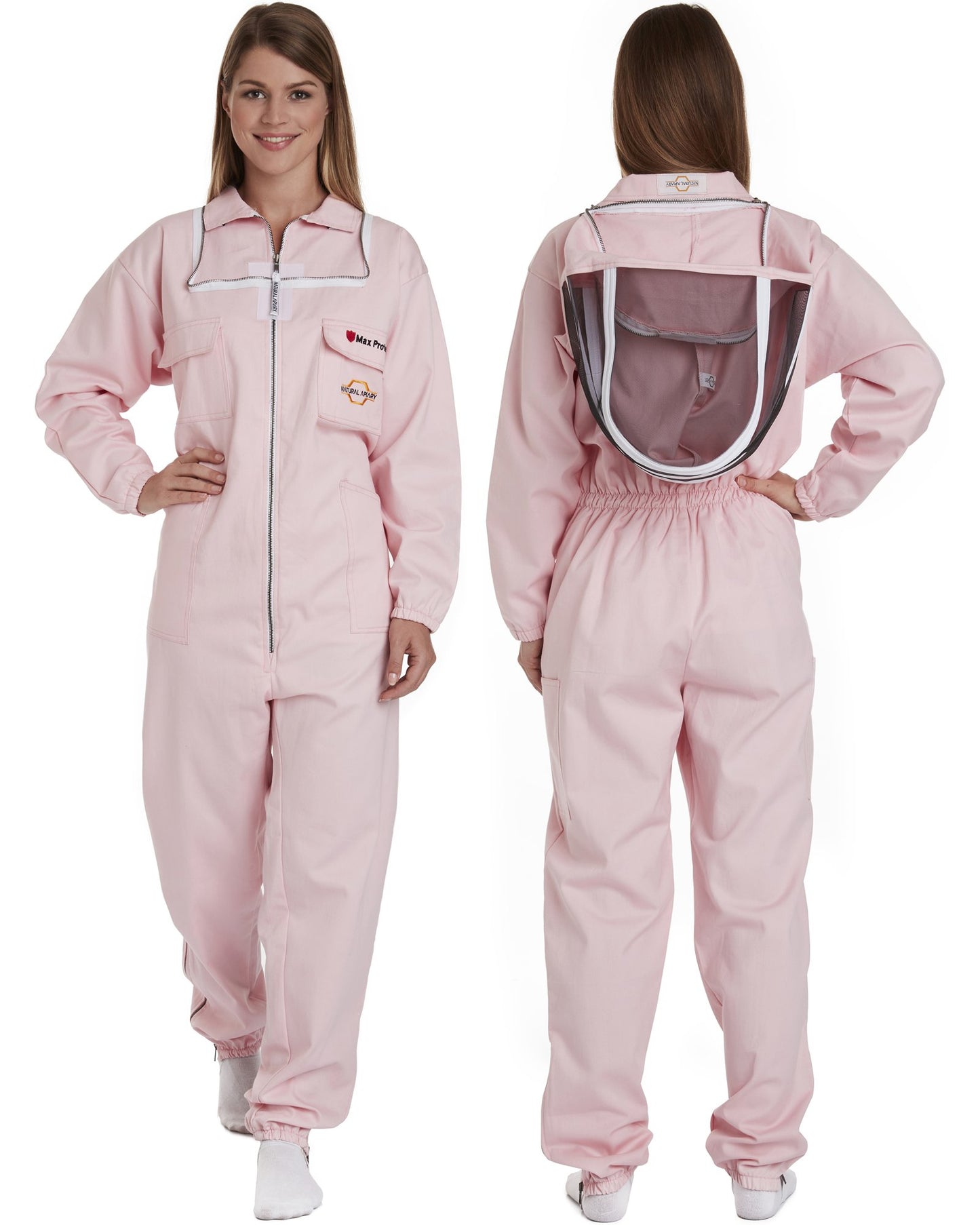 Max Protect - Cotton Beekeeping Suit with 2 Veils Round & Fencing – Safe and Protected
