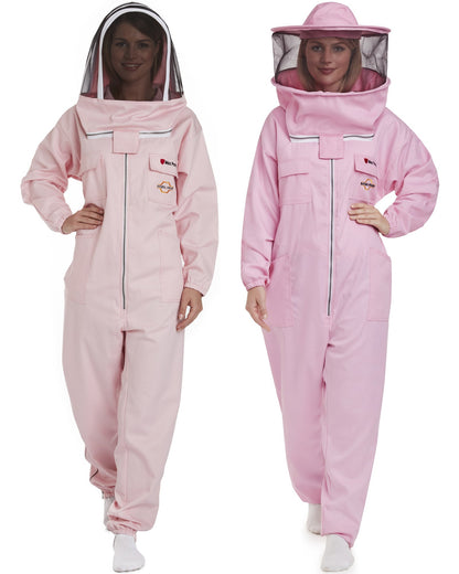 Max Protect - Cotton Beekeeping Suit with 2 Veils Round & Fencing – Safe and Protected