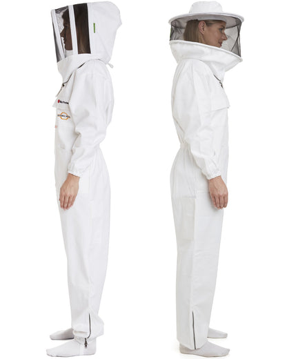 Max Protect - Cotton Beekeeping Suit with 2 Veils Round & Fencing – Safe and Protected