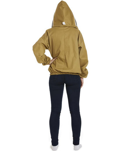 Apiarist Beekeeping Jacket - Polycotton - Non-Flammable Fencing Veil - Backyard Beekeeper