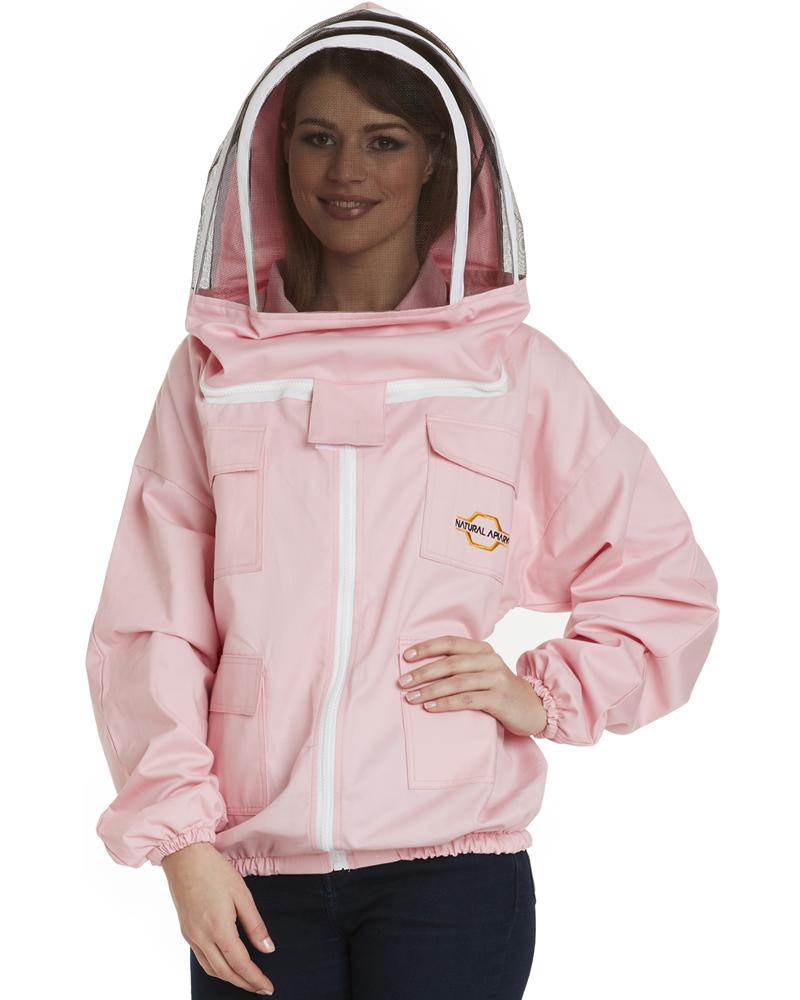 Apiarist Beekeeping Jacket - Polycotton - Non-Flammable Fencing Veil - Backyard Beekeeper