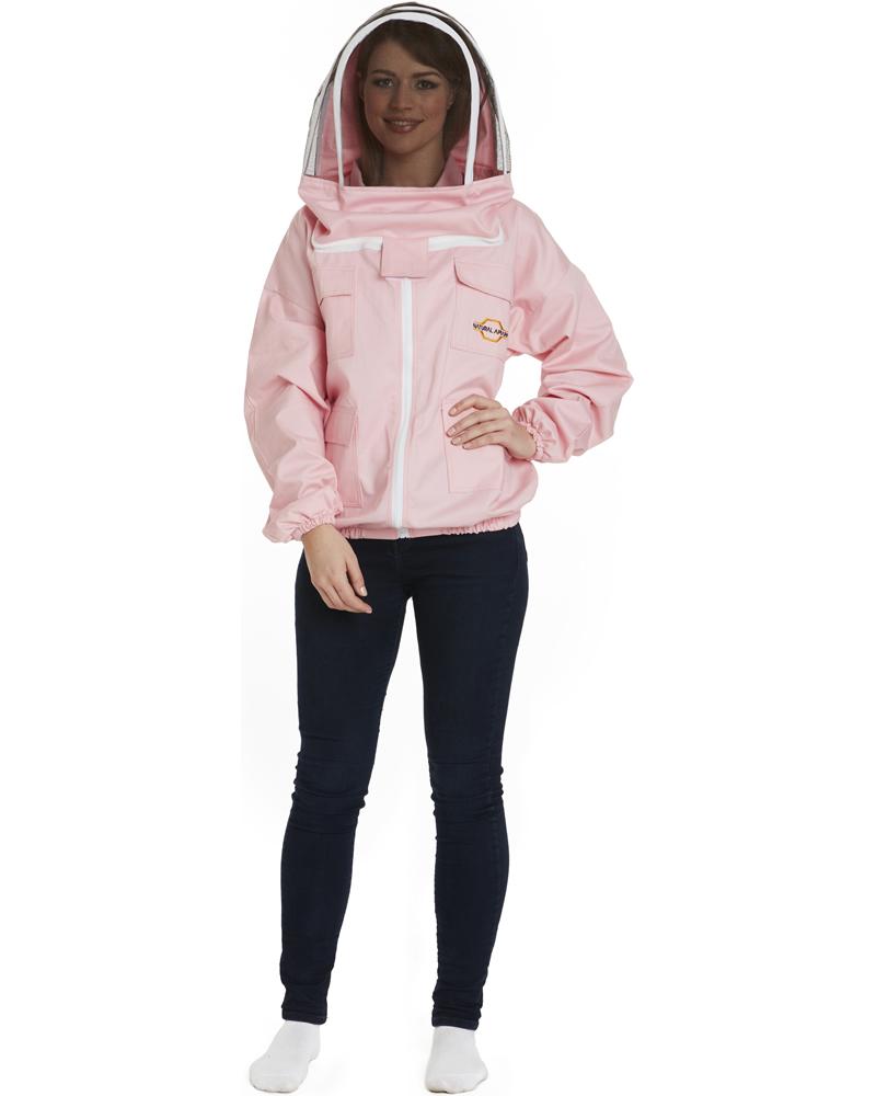 Apiarist Beekeeping Jacket - Polycotton - Non-Flammable Fencing Veil - Backyard Beekeeper