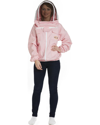 Apiarist Beekeeping Jacket - Polycotton - Non-Flammable Fencing Veil - Backyard Beekeeper