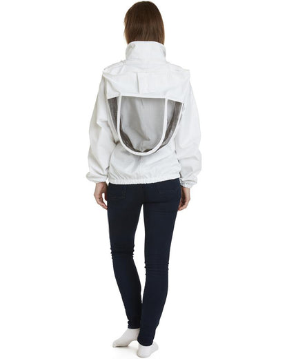 Apiarist Beekeeping Jacket - Polycotton - Non-Flammable Fencing Veil - Backyard Beekeeper