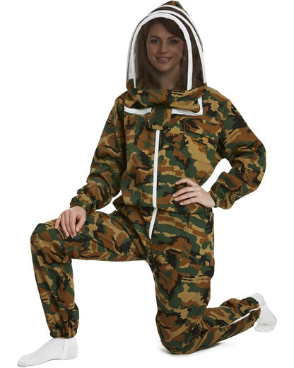 Apiarist Beekeeping Suit - Polycotton - Non-Flammable Fencing Veil - Backyard Beekeeper
