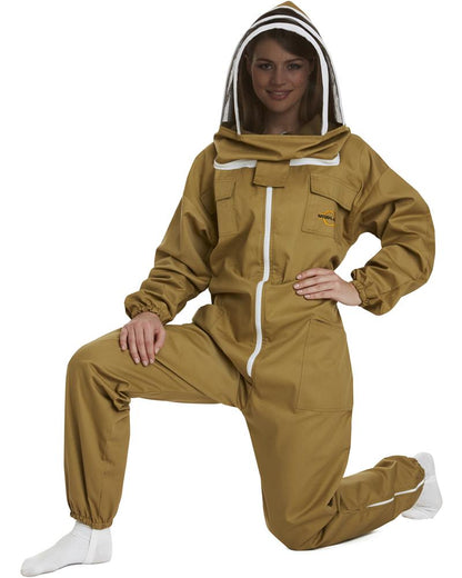 Apiarist Beekeeping Suit - Polycotton - Non-Flammable Fencing Veil - Backyard Beekeeper