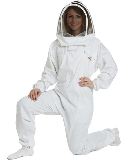 Apiarist Beekeeping Suit - Polycotton - Non-Flammable Fencing Veil - Backyard Beekeeper