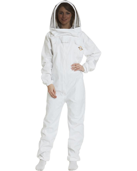 Apiarist Beekeeping Suit - Polycotton - Non-Flammable Fencing Veil - Backyard Beekeeper