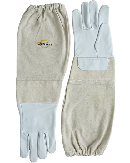 Beekeeping Gloves - Sting Proof Cuffs - Goatskin/Cowhide