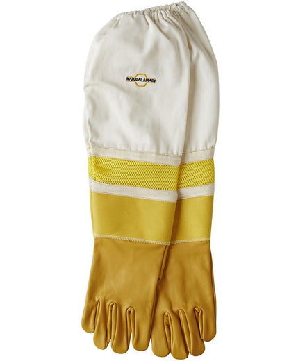 Ventilated Beekeeping Gloves - Sting Proof Cuffs - Goatskin/Cowhide