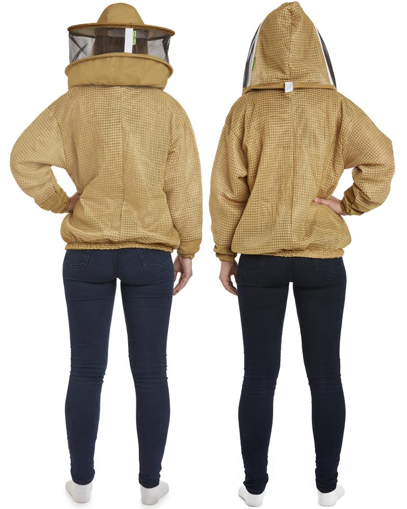 Zephyros - 3 Layer Ventilated Beekeeping Jacket with 2 veils Round & Fencing - Stay Cool & Protected
